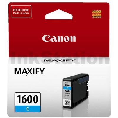 Canon PGI-1600C Genuine Cyan Ink Cartridge - 300 pages