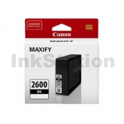 Canon PGI-2600BK Genuine Black Ink Cartridge - 1,000 pages