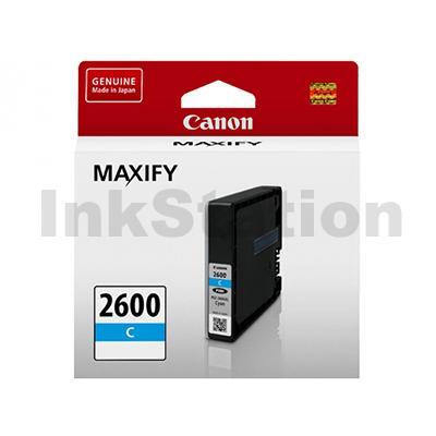 Canon PGI-2600C Genuine Cyan Ink Cartridge - 700 pages