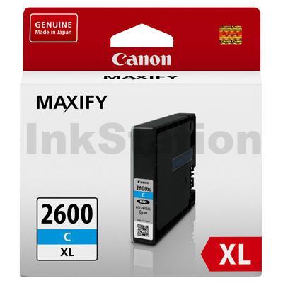 Canon PGI-2600XLC Genuine Cyan High Yield Ink Cartridge - 1,500 pages