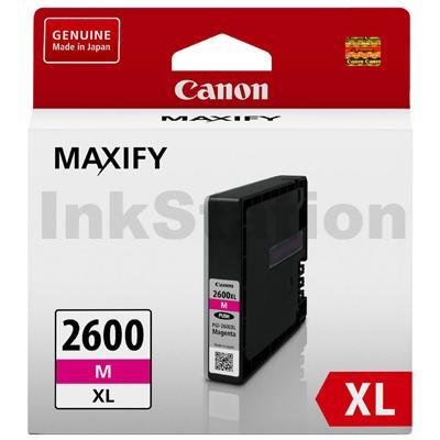 Canon PGI-2600XLM Genuine Magenta High Yield Ink Cartridge - 1,500 pages