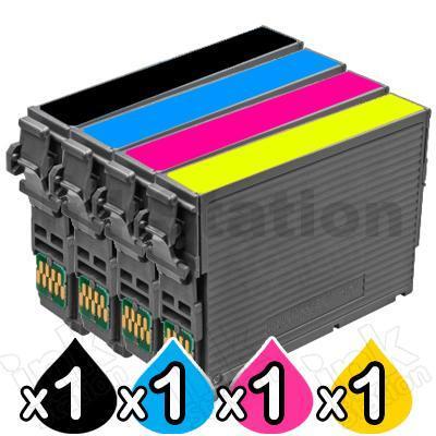 4 Pack Epson 252XL Compatible Ink Cartridges [C13T253192-C13T253492] [1BK,1C,1M,1Y]