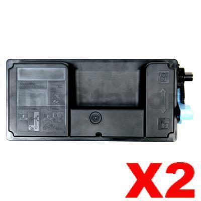 2 x Non-Genuine alternative for TK-3114 Black Toner Kit suitable for Kyocera FS-4100DN - 15,500 pages