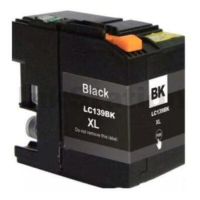 Compatible Brother LC-139XLBK Black Ink Cartridge - 2,400 pages