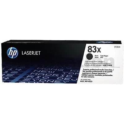 1 x HP CF283X (83X) Genuine Black Toner Cartridge - 2,200 Pages