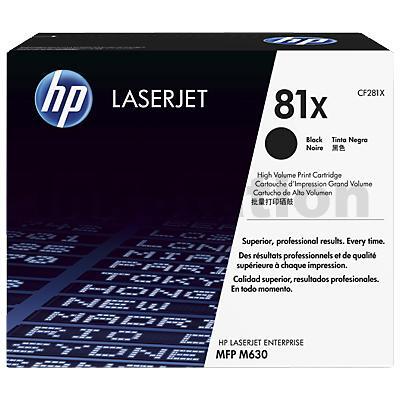 1 x HP CF281X (81X) Genuine Black Toner Cartridge - 25,000 Pages