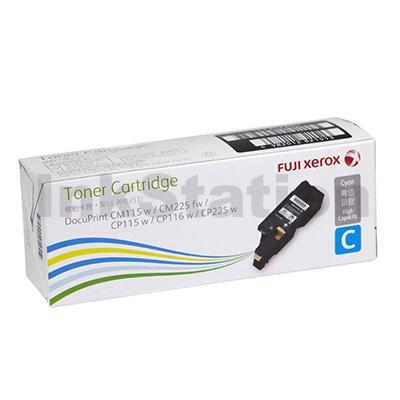 Genuine Fuji Xerox Docuprint CM115 CP115 CP116 CM225 CP225 Cyan High Yield Toner Cartridge (CT202265) - 1,400 pages