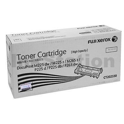 1 x Fuji Xerox DocuPrint M225,M265,P225,P265 Genuine Black High Yield Toner Cartridge (CT202330)- 2,600 pages