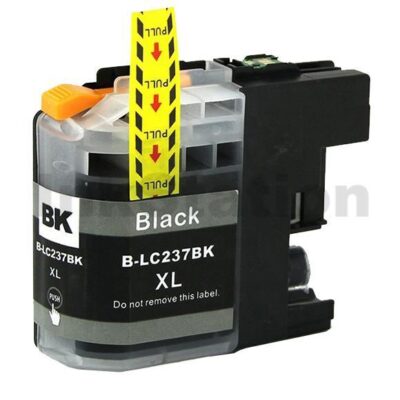 Brother LC-237XLBK Compatible Black High Yield Ink Cartridge - 1,200 pages