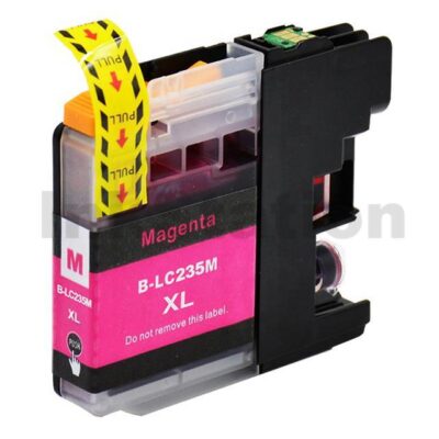 Brother LC-235XLM Compatible Magenta High Yield Ink Cartridge - 1,200 pages