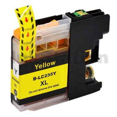 Brother LC-235XLY Compatible Yellow High Yield Ink Cartridge - 1,200 pages