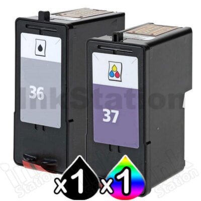 Lexmark No.36 & 37 Compatible Twinpack (18C2130A+18C2140A) [1BK,1CL]