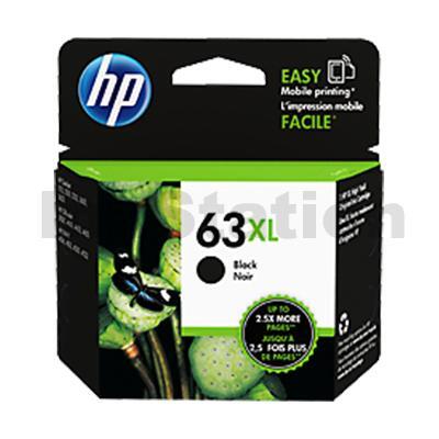 HP 63XL Genuine Black High Yield Inkjet Cartridge F6U64AA - 480 Pages