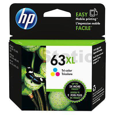 HP 63XL Genuine [Tri Colour Pack] High Yield Inkjet Cartridge F6U63AA - 330 Pages