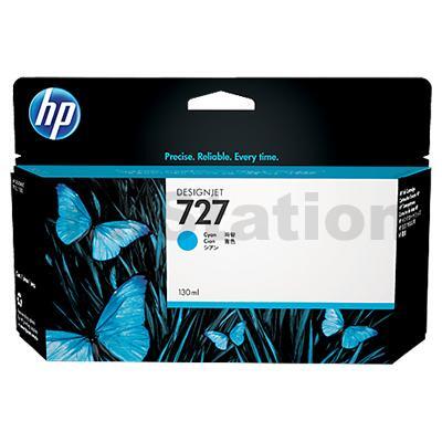 HP 727 Genuine Cyan Inkjet Cartridge B3P19A
