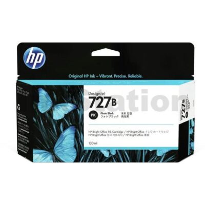 HP 727B Genuine Photo Black Inkjet Cartridge B3P23A / 3WX14A