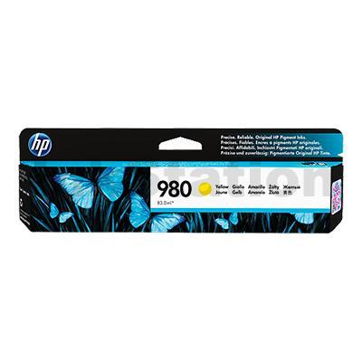 HP D8J09A (980) Genuine Yellow Inkjet Cartridge - 6,600 Pages