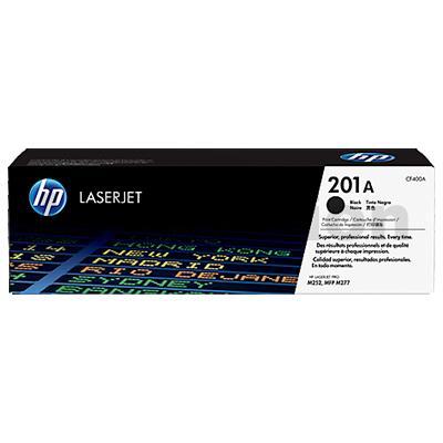 HP CF400A (201A) Genuine Black Toner Cartridge - 1,500 Pages