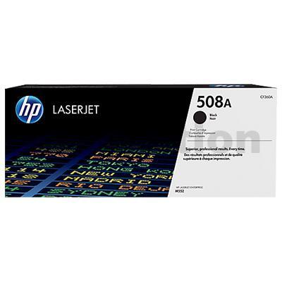 HP 508A (CF360A) Genuine Black Toner Cartridge - 6,000 Pages