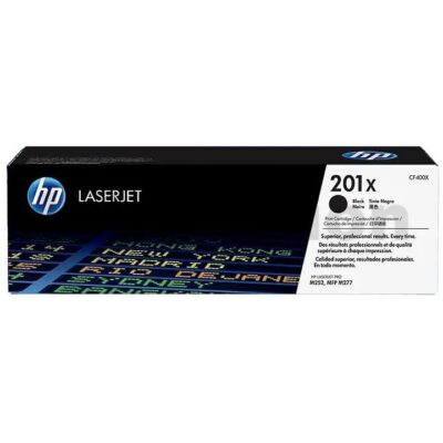 HP CF400X (201X) Genuine Black Toner Cartridge - 2,800 Pages