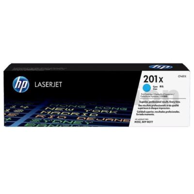 HP CF401X (201X) Genuine Cyan Toner Cartridge - 2,300 Pages
