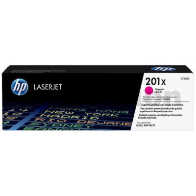 HP CF403X (201X) Genuine Magenta Toner Cartridge - 2,300 Pages