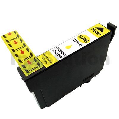 Compatible Epson 220XL (C13T294492) Yellow High Yield Ink Cartridge - 450 pages