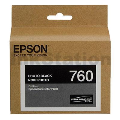 Epson 760 Genuine Photo Black Ink Cartridge [C13T760100]