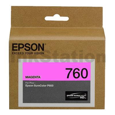 Epson 760 Genuine Magenta Ink Cartridge [C13T760300]