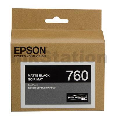 Epson 760 Genuine Matte Black Ink Cartridge [C13T760800]