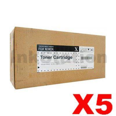 5 x Fuji Xerox DocuPrint 5105D Genuine Black High Yield Toner Cartridge - 30,000 pages (CT202337)