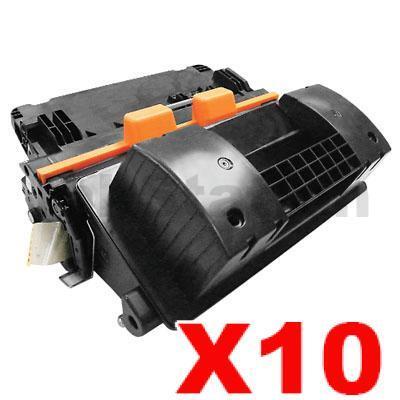10 x HP CF281X (81X) Compatible Black Toner Cartridge - 25,000 Pages