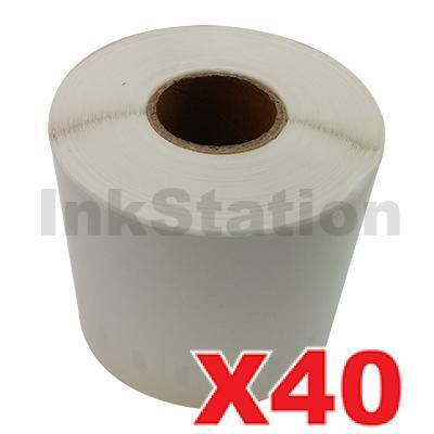 40 x Dymo SD99019 / S0722480 Compatible White Label Roll 59mm x 190mm  - 110 labels per roll