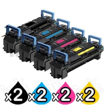 2 sets of 4 Pack HP CF300A-CF303A (827A) Compatible Toner Cartridges [2BK,2C,2M,2Y]