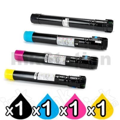 4 Pack Fuji Xerox DocuCentre SC2020 Compatible Extra High Yield Toner Combo (CT202396-CT202399)