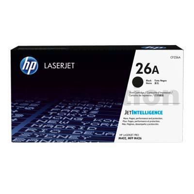 1 x HP CF226A (26A) Genuine Black Toner Cartridge - 3,100 Pages