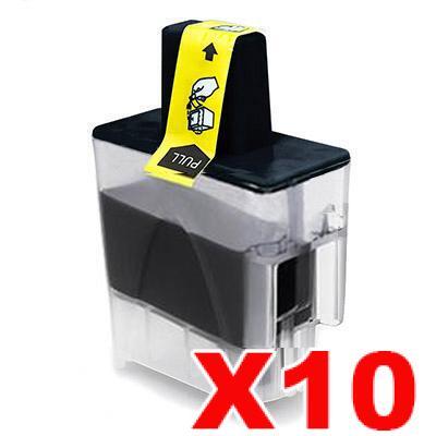 10 x Brother Compatible LC-47BK Black Ink Cartridge - 500 pages