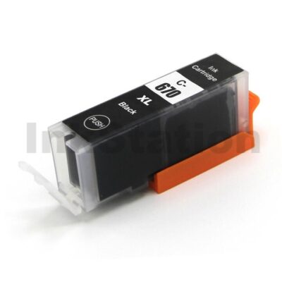 Compatible Canon PGI-670XLBK Black High Yield Inkjet