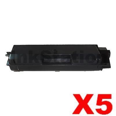 5 x Non-Genuine TK-5144K Black Toner Cartridge For Kyocera M-6030CDN, M-6530CDN, P-6130CDN - 7,000 pages