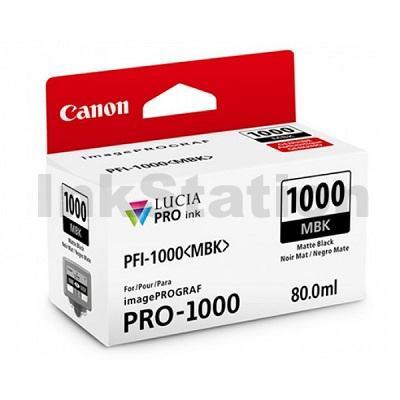 Genuine Canon PFI-1000MBK Matte Black Ink