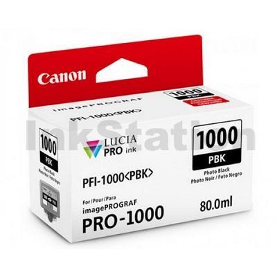 Genuine Canon PFI-1000PBK Photo Black Ink