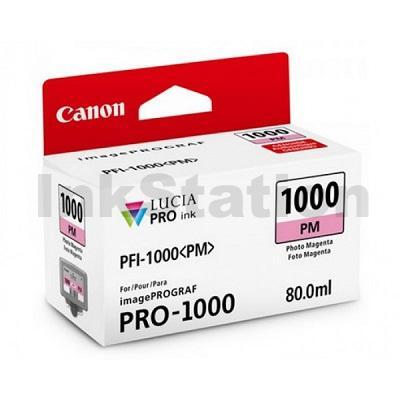 Genuine Canon PFI-1000PM Photo Magenta Ink Cartridge