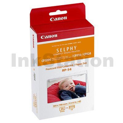 Canon RP54 Genuine Ink & Paper Pack (54 sheets 6x4)
