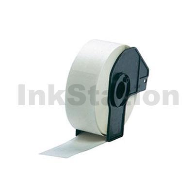 Brother DK-11201 Compatible Black Text on White 29mm x 90mm Die-Cut Paper Label Roll - 400 labels per roll