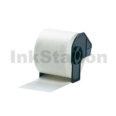 Brother DK-11209 Compatible Black Text on White Die-Cut Paper Label Roll 29mm x 62mm - 800 labels per roll