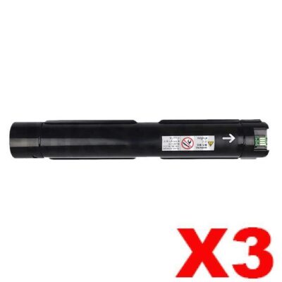 3 x Fuji Xerox DocuCentre SC2020 Compatible Black Toner Cartridge - 9,000 pages (CT202246)