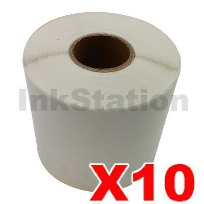 10 x Dymo SD0904980 Compatible White Label Roll 104mm x 159mm - 220 labels per roll