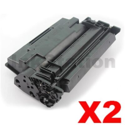 2 x HP CF226X (26X) Compatible Black Toner Cartridge - 9,000 Pages
