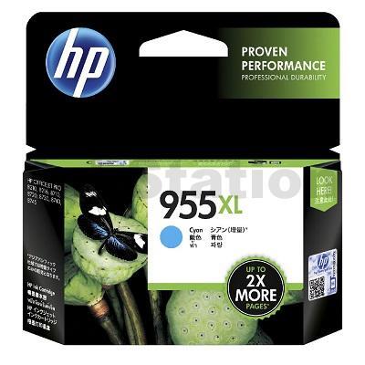 HP 955XL Genuine Cyan High Yield Inkjet Cartridge L0S63AA - 1,600 Pages