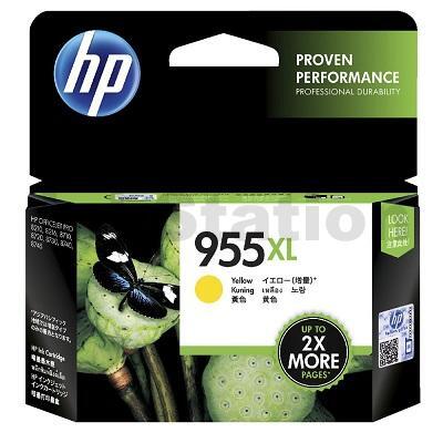HP 955XL Genuine Yellow High Yield Inkjet Cartridge L0S69AA - 1,600 Pages